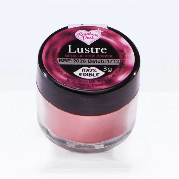 Lustre 3g Pot Metallic Rose Copper