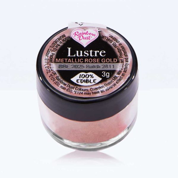 Lustre 3g Pot Metallic Rose Gold