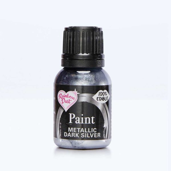 Paint Metallic Dark Silver 25g