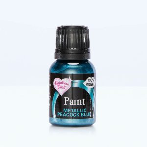 Paint Metallic Peacock Blue 25g