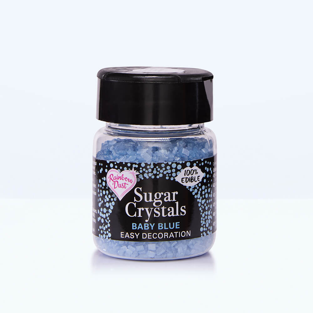 Sugar Crystals Pearlescent Baby Blue 50g