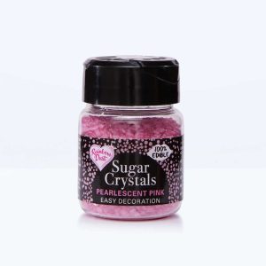 Sugar Crystals Pearlescent Pink 50g