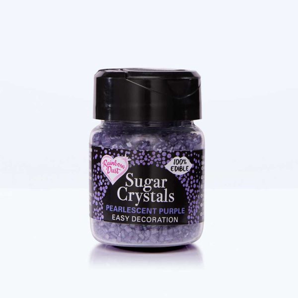 Sugar Crystals Pearlescent Purple 50g