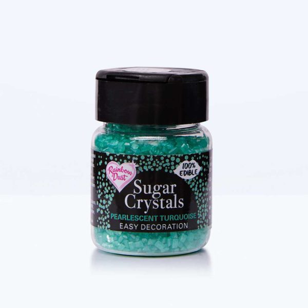 Sugar Crystals Pearlescent Turquoise 50g