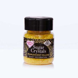 Sugar Crystals Pearlescent Yellow 50g