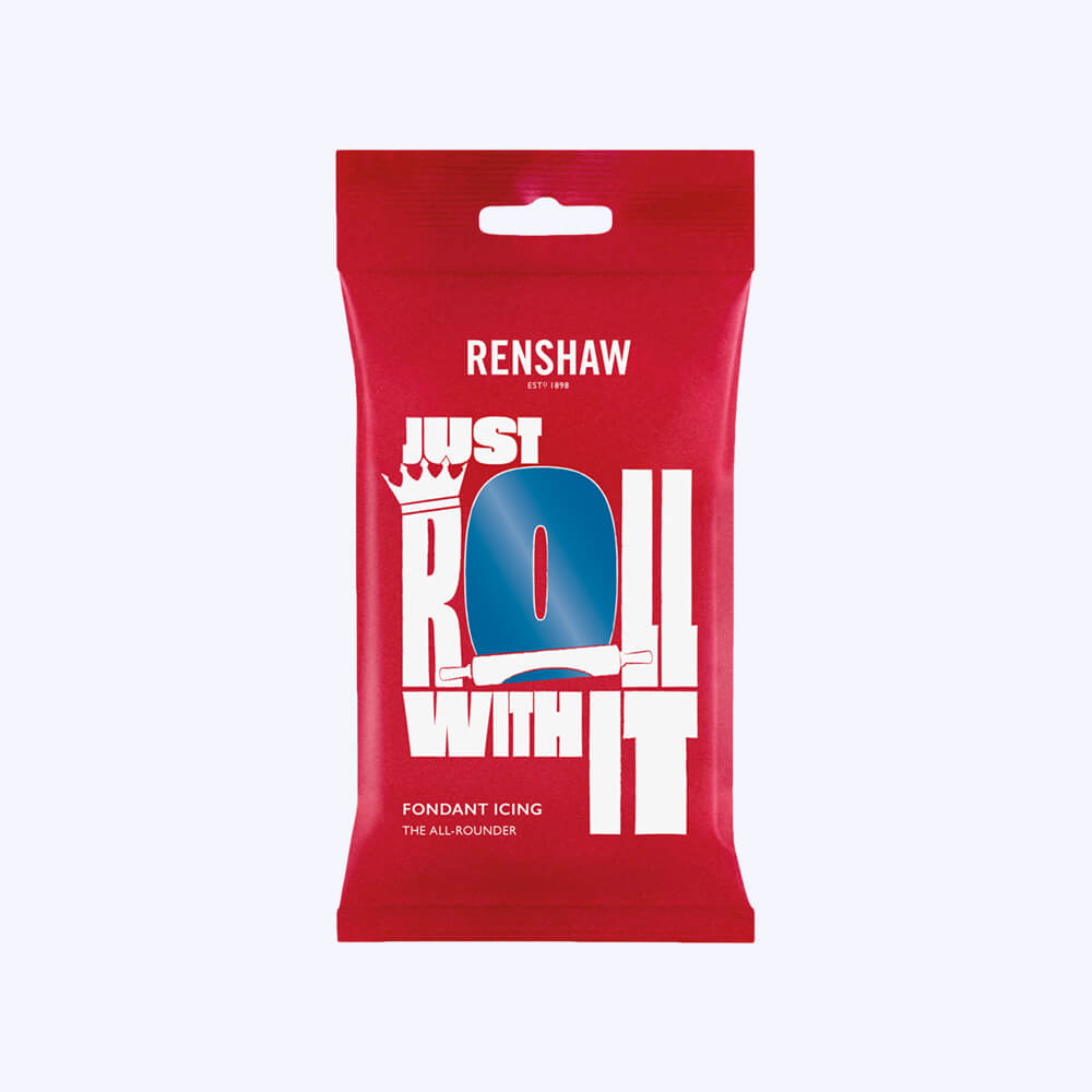 Renshaw 'Just Roll With It' Fondant Icing 250g Atlantic Blue