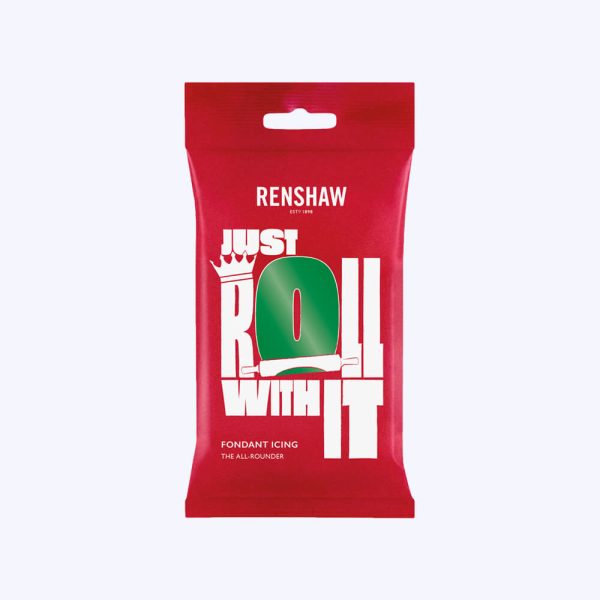 Renshaw 'Just Roll With It' Fondant Icing 250g Emerald Green