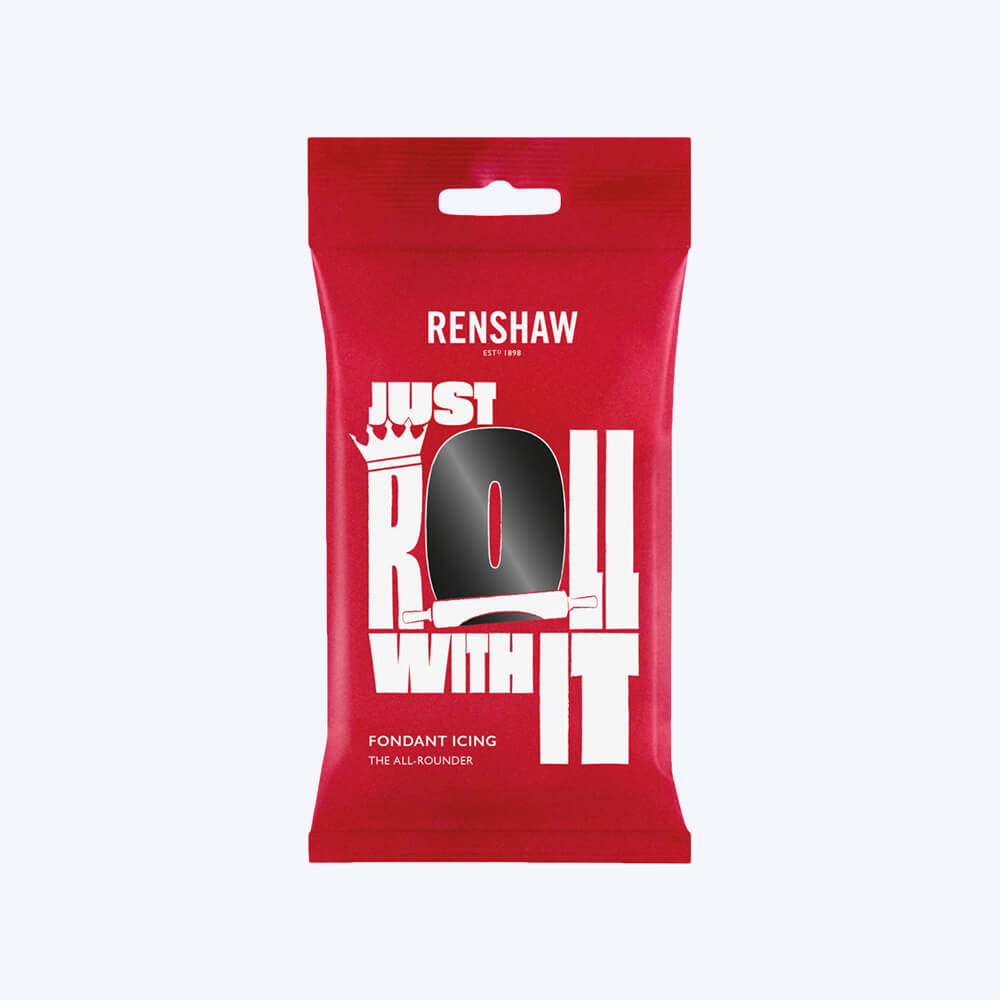 Renshaw 'Just Roll With It' Fondant Icing 250g Jet Black