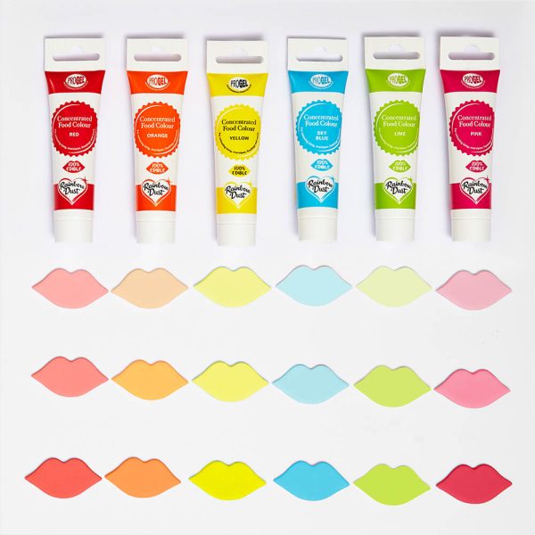 ProGel Multipack Swatch Rainbow