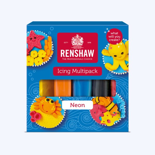 Renshaw Fondant Icing Multipack Multipack Neon