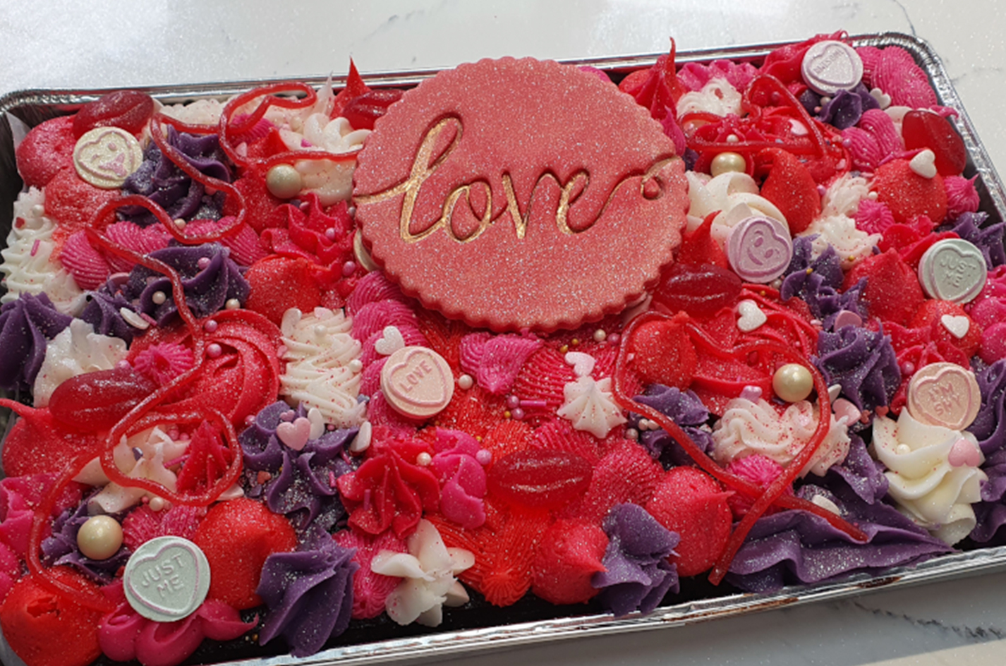 Inspire Me - Valentines Tray Bake